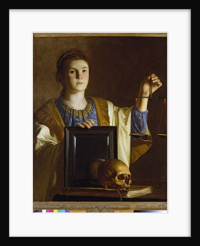 Truth presenting a Mirror to the Vanities of the World, c.1620-1630 by Northern European School