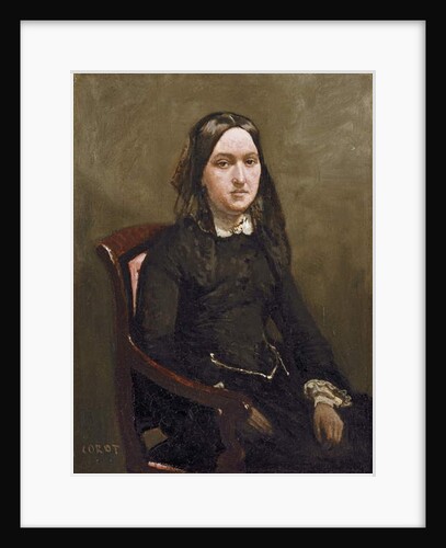 Mme Bison, 1852 by Jean Baptiste Camille Corot
