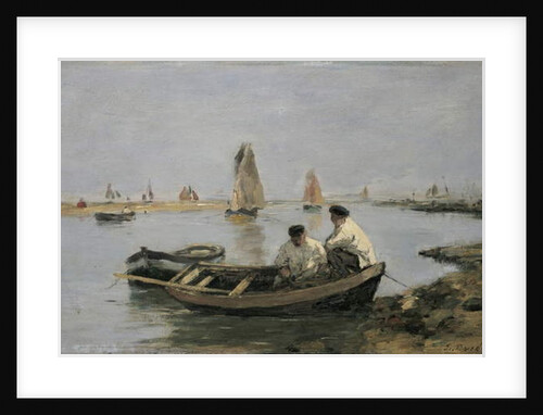 The Estuary by Eugene Louis Boudin