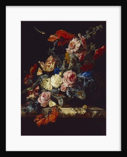 A Vase of Flowers, 1663 by Willem van Aelst
