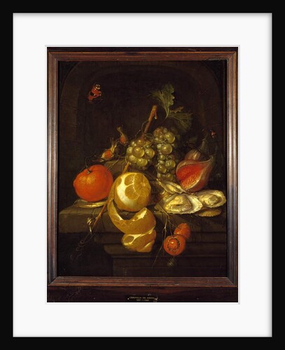 Still Life with Fruit and Oysters, mid-1650s by Cornelis de Heem