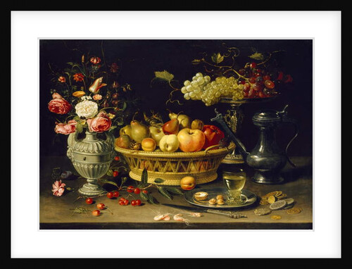 Still Life of Fruit and Flowers, 1608 - 1621 by Clara Peeters