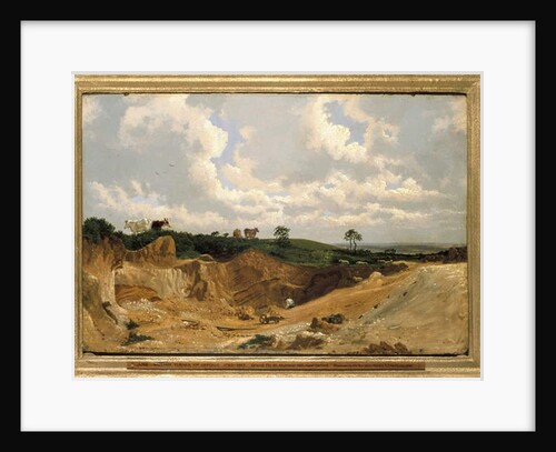 Gravel Pit on Shotover Hill, near Oxford, c. 1818 by William Turner