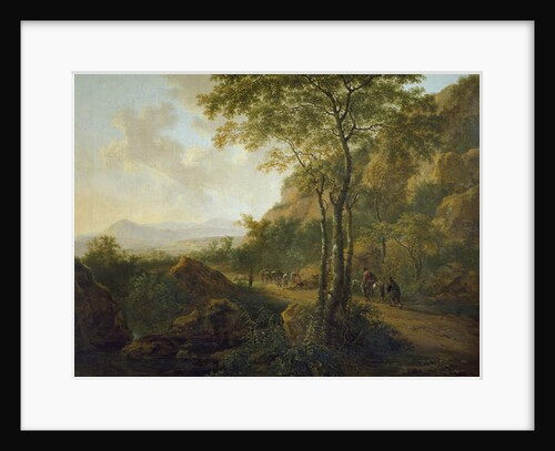 Italianate Landscape with Muleteers by Jan Both