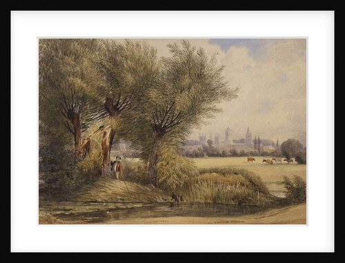 View of Oxford from the River by William Turner