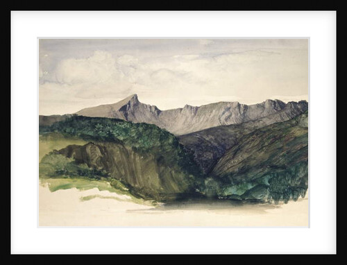 Study of a Distant Range of Mountains, 1860 by William Dyce