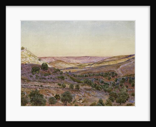 The Hills of Moab and the Valley of Hinnom, 1854 by Thomas Seddon