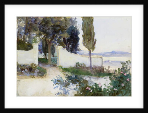 Gates of a Villa in Italy by John Singer Sargent