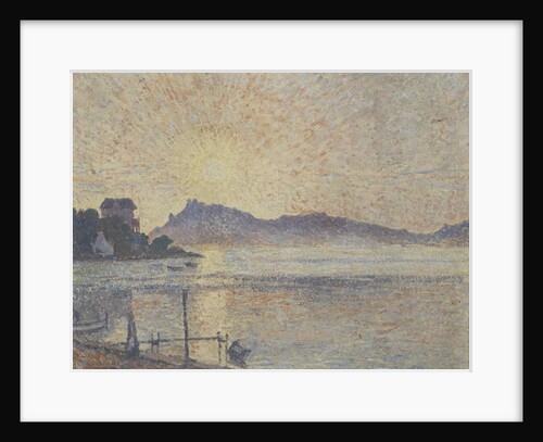 La Pointe de Cougoussa, Sunset, 1925 by Lucien Pissarro