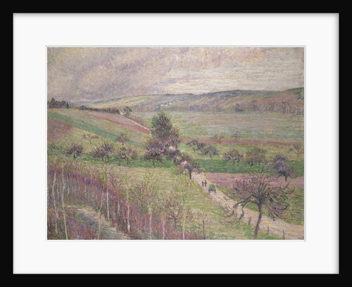 The Thierceville Road, Early Spring, 1893 by Lucien Pissarro