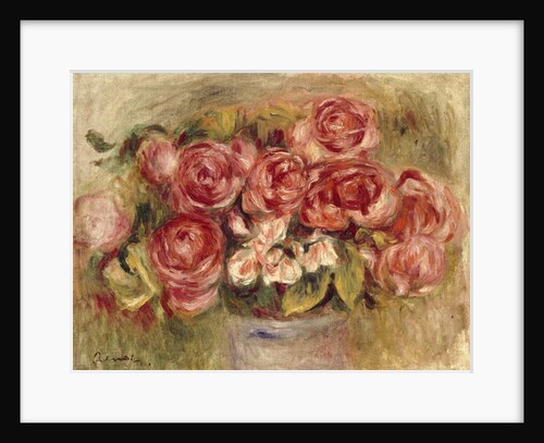 Still Life of Roses in a Vase, 1880s and 1890s by Pierre Auguste Renoir