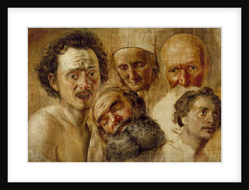 Study of Heads, c. 1830 by Aleksandr Andreevich Ivanov