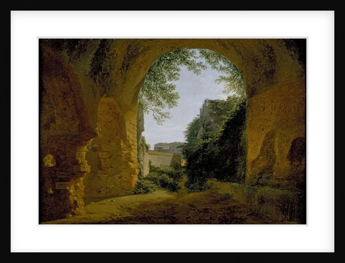 A View of a Garden, seen from within a Roman Vault, 1802 - 1824 by Francois-Marius Granet