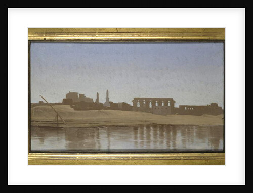 View of the Nile at Luxor, 1857 by Jean Leon Gerome