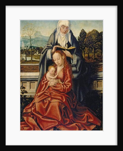 The Virgin and Child with St Anne by Flemish School