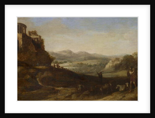 Shepherds in the Campagna, 1620-67 by Cornelis van Poelenburgh or Poelenburch