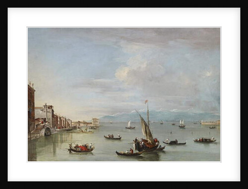 Venice: the Fondamenta Nuove with the Lagoon and the Island of San Michele, c.1758 by Francesco Guardi