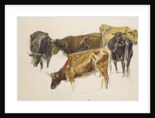 Study of a Group of Cows, c. 1801 by Joseph Mallord William Turner