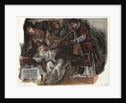 Study from Tintoretto's 'Circumcision' in the Scuola Grande di San Rocco, 1862 by Edward Coley Burne-Jones