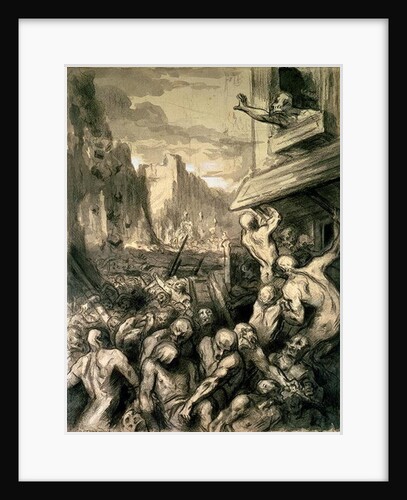 The Destruction of Sodom, c.1850 by Honore Daumier