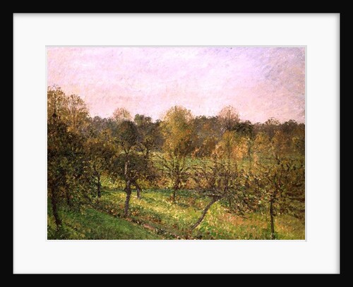 Sunset at Eragny, 1902 by Camille Pissarro