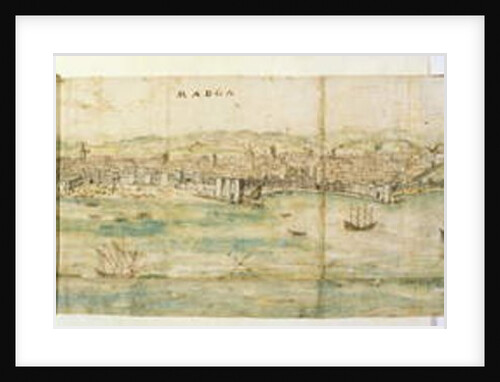 Malaga, 16th century by Anthonis van den Wyngaerde