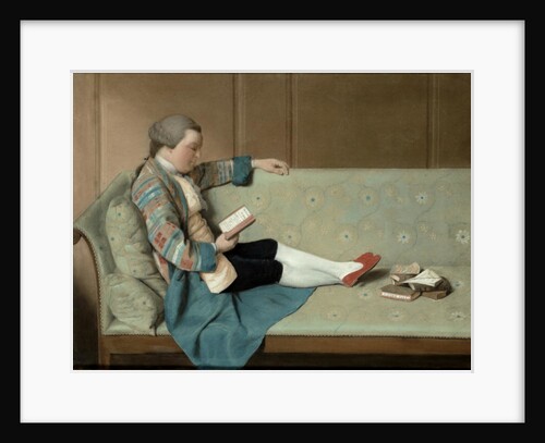 Portrait of a Man Reading - John Farr Reading Horace's Odes by Francois Vispre
