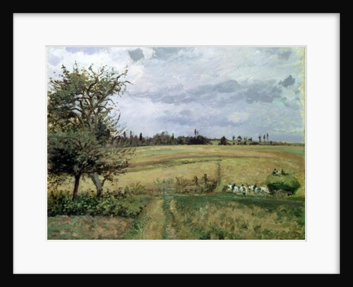 Landscape at Pontoise, 19th century by Camille Pissarro