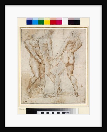 The Nude Bearers by Raphael (1483-1520)