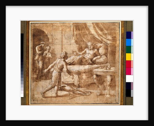 Esau claiming Isaac's Blessing by Raphael