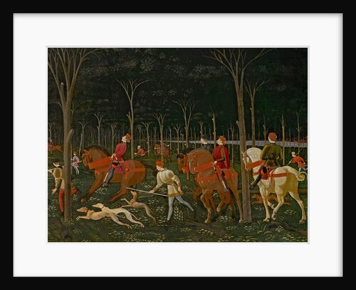 The Hunt in the Forest, c.1465-70 by Paolo Uccello