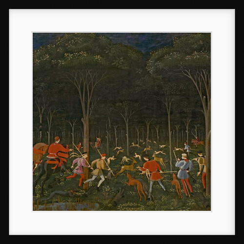 The Hunt in the Forest, c.1465-70 by Paolo Uccello