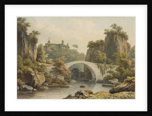 A view of Civita Castellana by John Warwick Smith