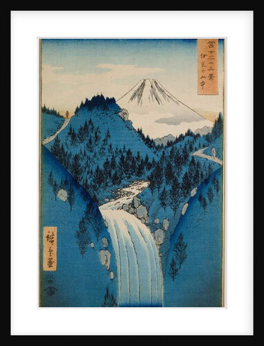 In the Mountains of Izu Province, 1858-59 by Ando or Utagawa Hiroshige