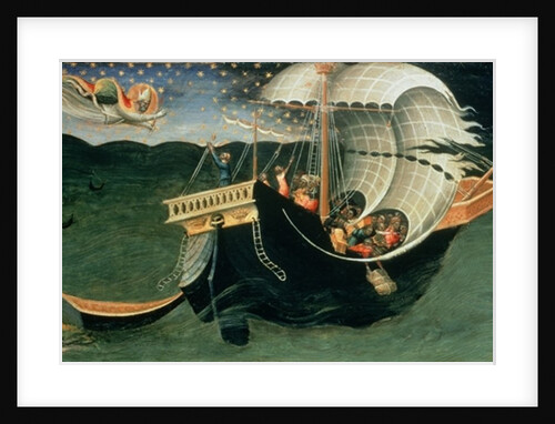 St. Nicholas rebuking the Tempest by Bicci di Lorenzo