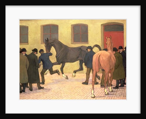 Showing at Tattersalls by Robert Polhill Bevan