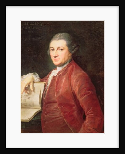 Portrait of David Garrick, 1764 by Pompeo Girolamo Batoni