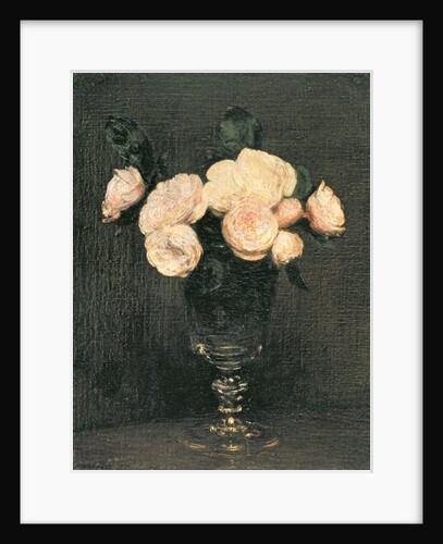 Still Life of Malmaison Roses, 19th century by Ignace Henri Jean Fantin-Latour