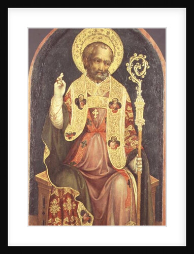 A Bishop Saint, 15th century by Michele Giambono