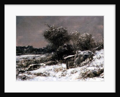Winter Scene, 19th century by Gustave Courbet