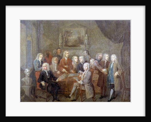 An Assembly of Virtuosi, 18th century by Gawen Hamilton