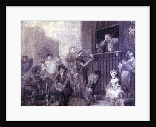 The Enraged Musician, 17th century by William Hogarth