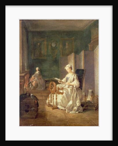 Interior with Two Figures, 18th century by Etienne Jeaurat
