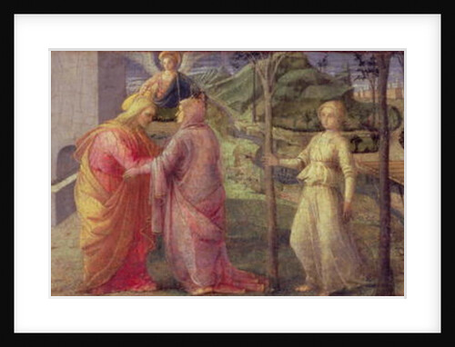 The Meeting of Joachim and Anna at the Golden Gate, 15th century by Fra Filippo Lippi