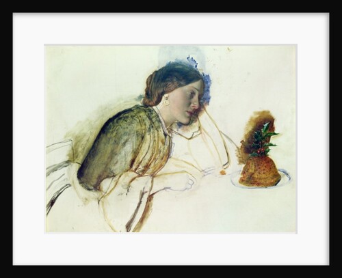 The Poor Actress's Christmas Dinner, 19th century by Robert Braithwaite Martineau