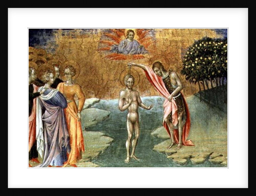 The Baptism of Christ, 15th century by Giovanni di Paolo di Grazia