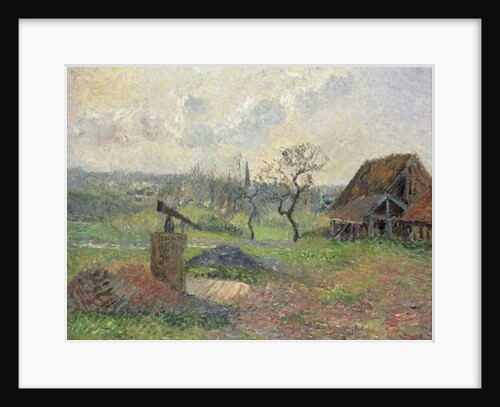 A Brick-Works Eragny, 1885 by Camille Pissarro