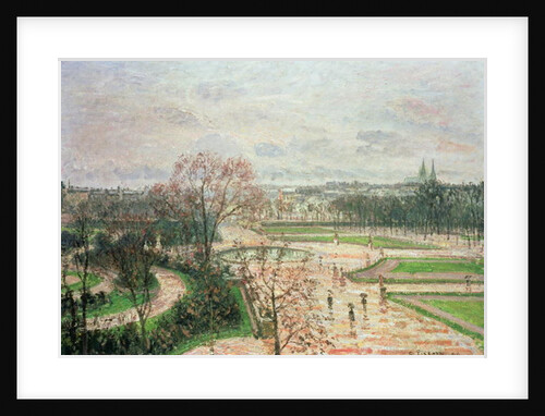 The Garden of the Tuileries in Rainy Weather, 1899 by Camille Pissarro