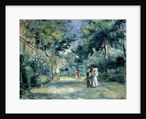 The Gardens in Montmartre by Pierre Auguste Renoir