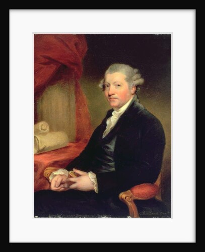 Portrait of Joshua Reynolds, 18th century by Charles Bestland